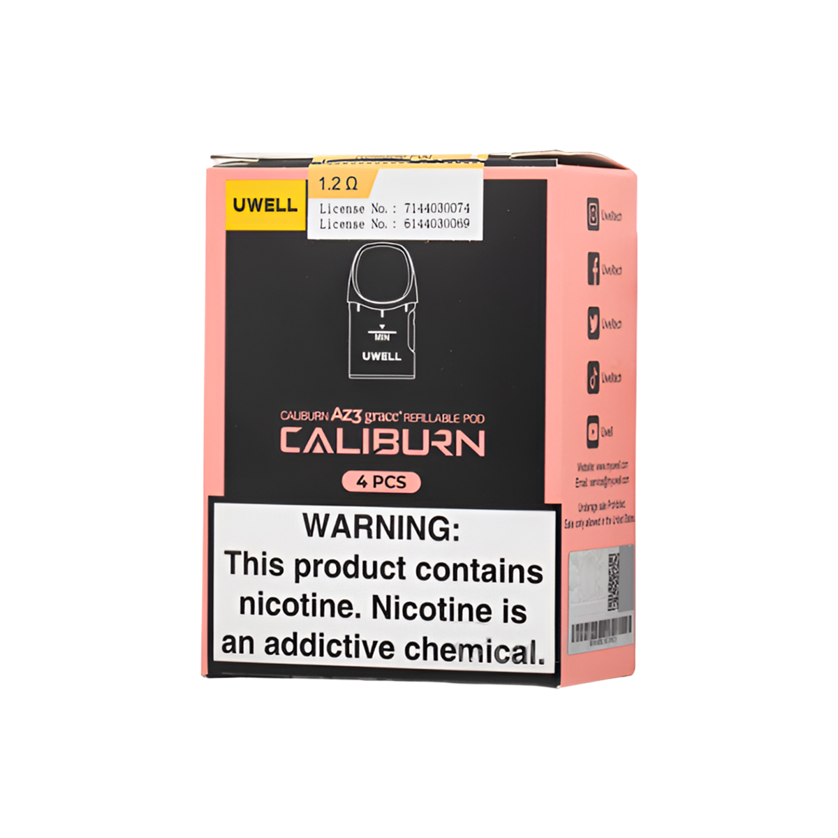 Uwell Caliburn AZ3 Grace Pods – Detailansicht 3