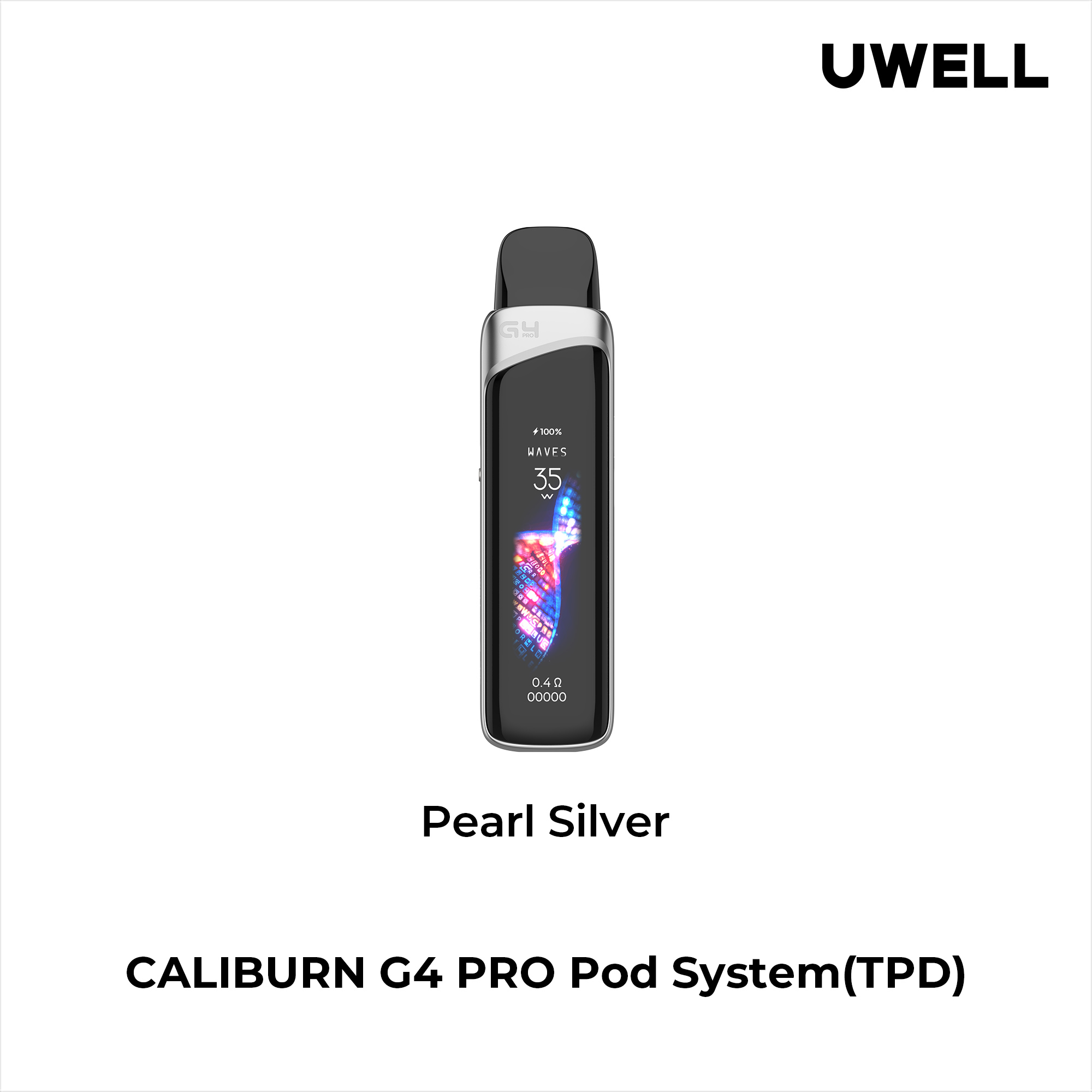 Uwell Caliburn G4 Pro Pearl Silver