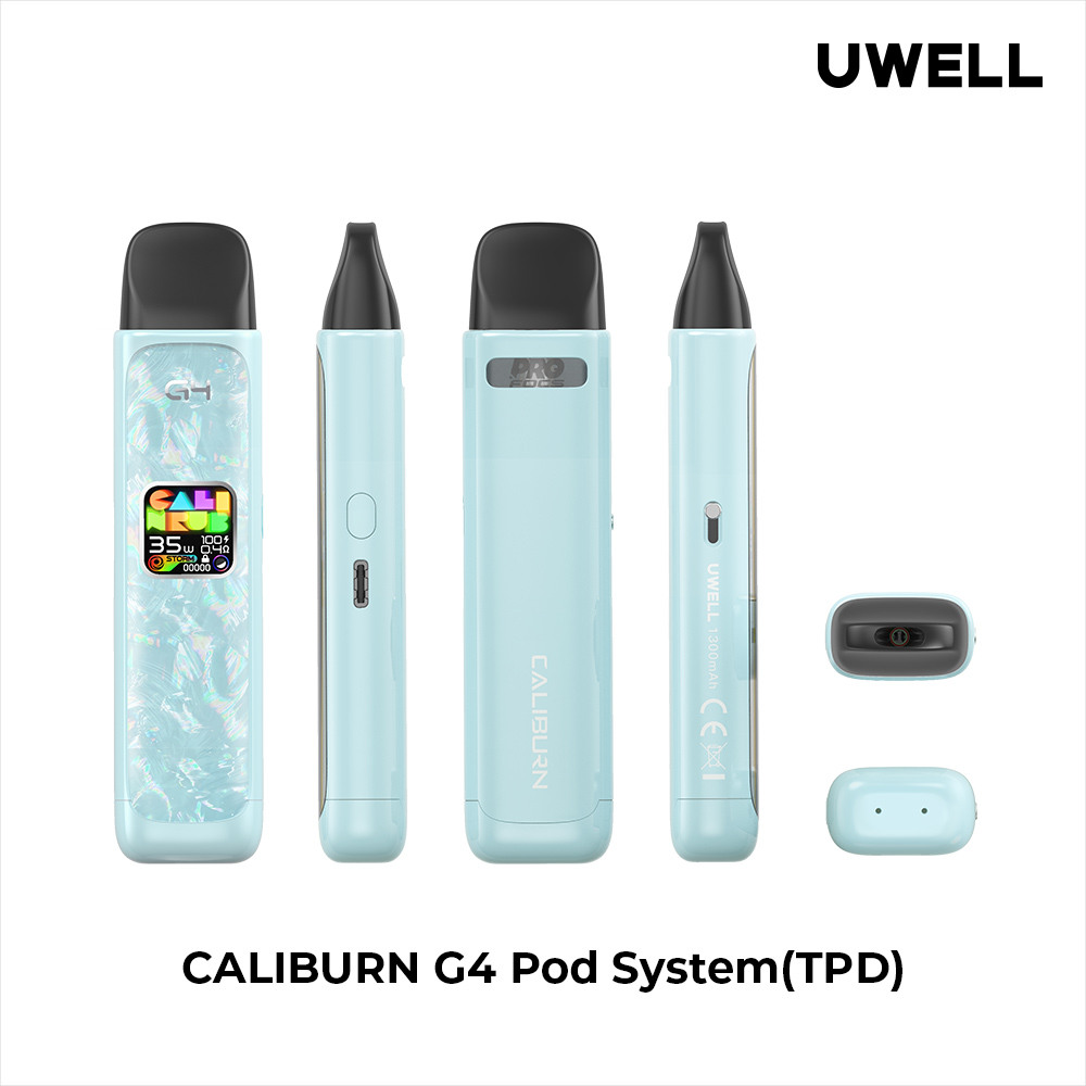 Uwell Caliburn G4 Sahara Gold – alle Ansichten