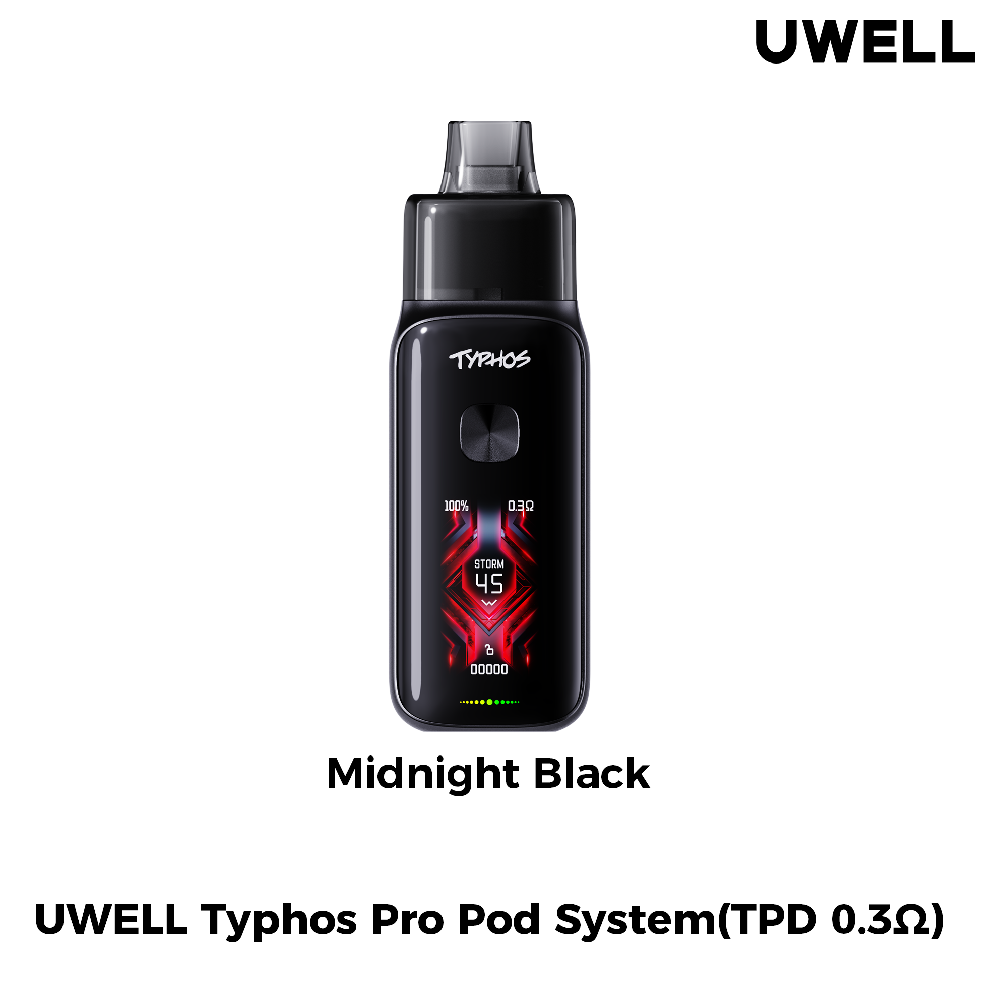 Uwell Typhos Pro Midnight Black