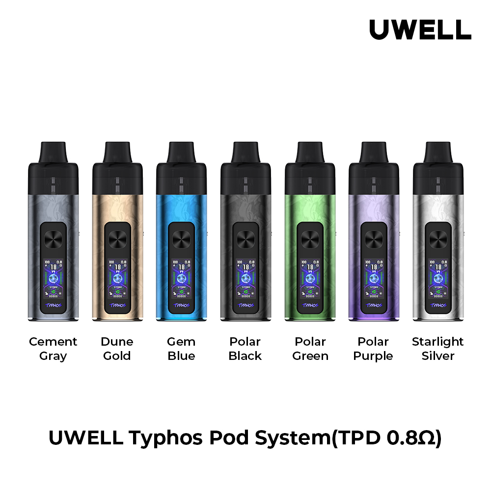 Uwell Typhos – alle Ausführungen im Überblick