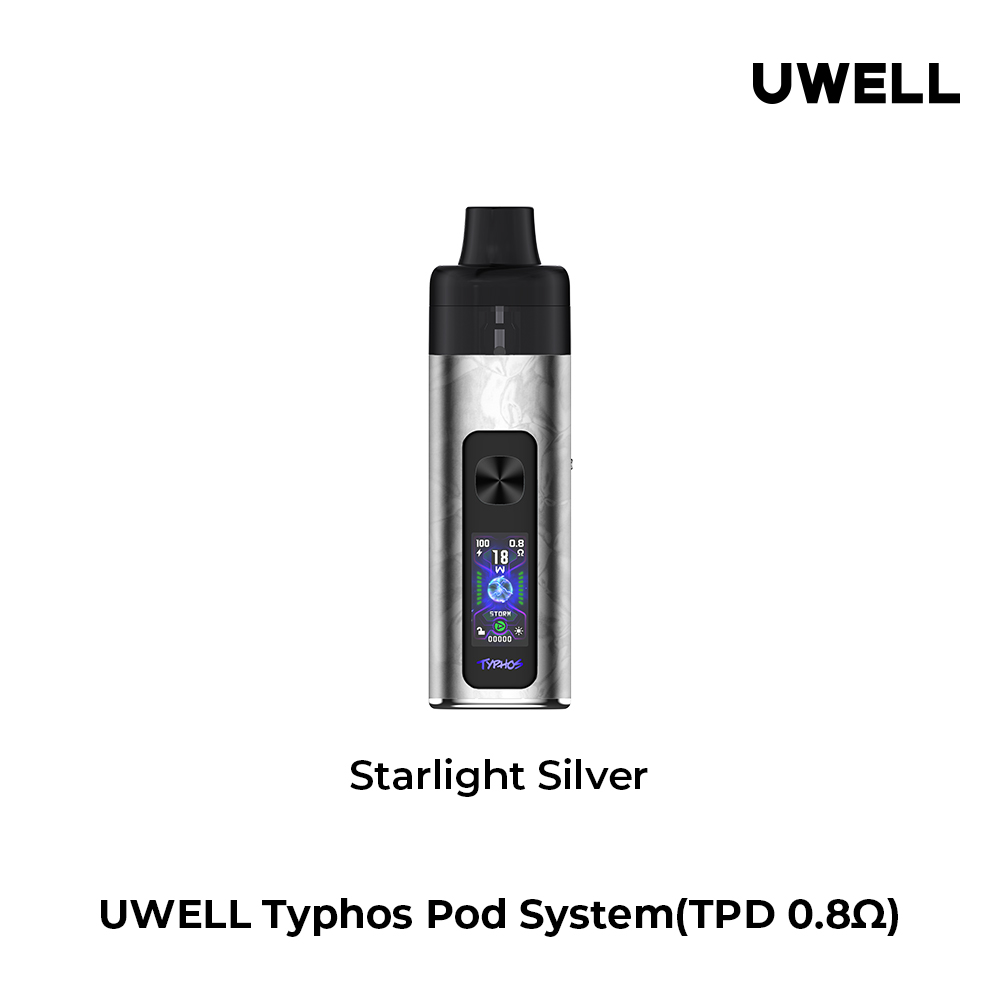 Uwell Typhos Starlight Silver