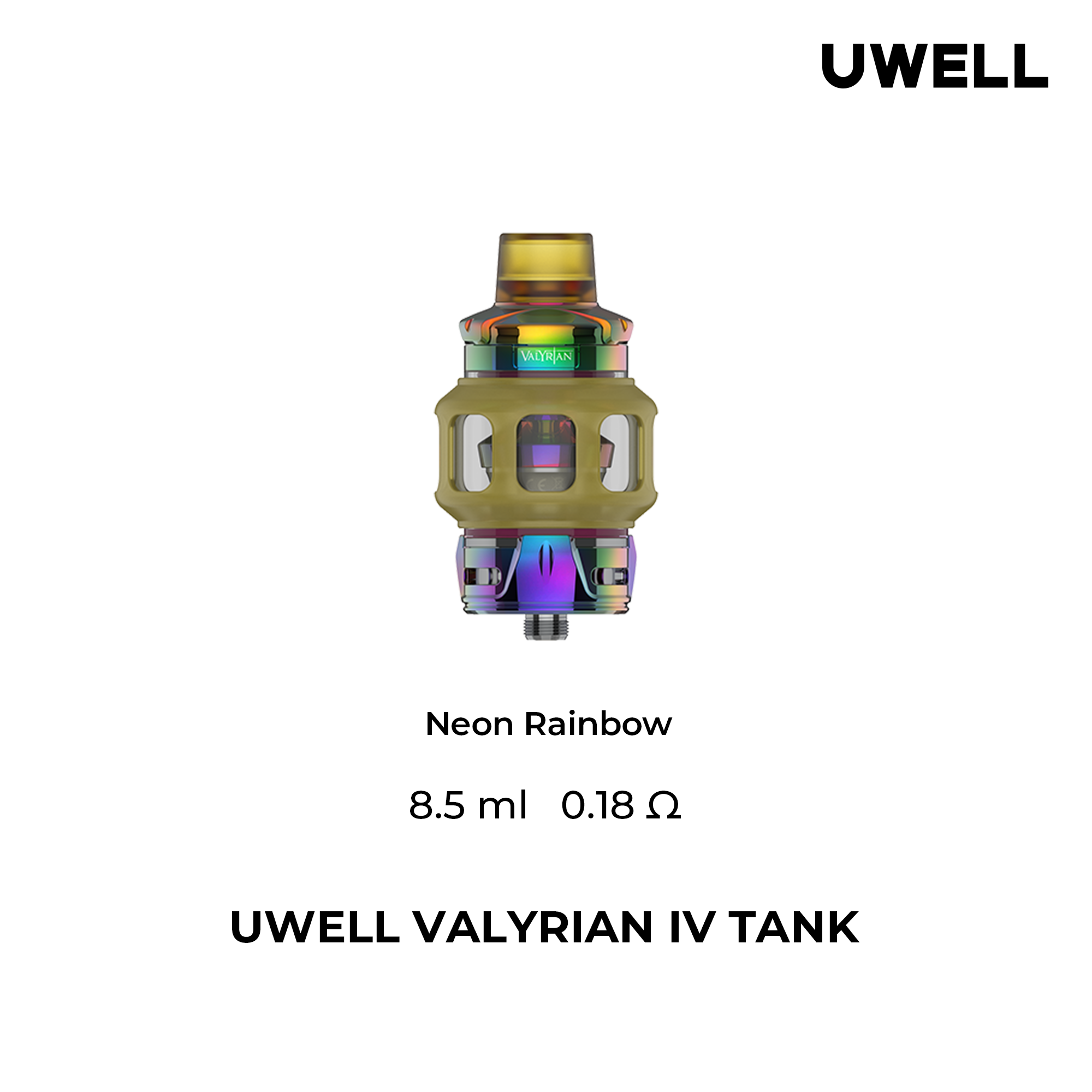 Uwell Valyrian IV Tank Neon Rainbow
