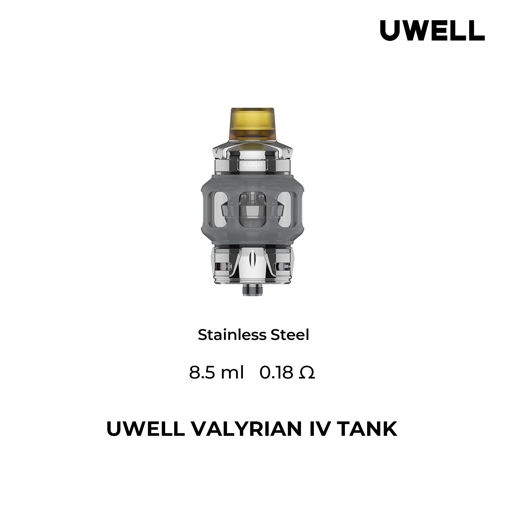 Uwell Valyrian IV Tank Stainless Steel